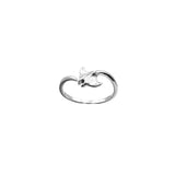 Manta Ray Sterling Silver Adjustable Ring by DiveSilver