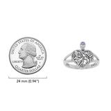 Cimaruta Witch, an iconic wander Sterling Silver Ring with Gemstone TRI2574