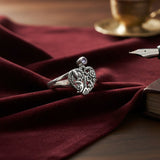 Cimaruta Witch, an iconic wander Sterling Silver Ring with Gemstone TRI2574