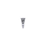 Harm None with Peace Symbols Sterling Silver Ring TRI2579