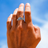 Nautilus Shell and Starfish Sterling Silver Ring with Paua Inlay TRI2585