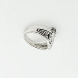 Horse with Celtic Knot Sterling Silver Ring TRI2599