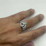 Horse with Celtic Knot Sterling Silver Ring TRI2599