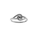 Celtic Infinity Knot Sterling Silver Ring TRI2616