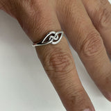 Celtic Infinity Knot Sterling Silver Ring TRI2616