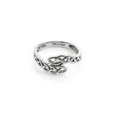 Celtic Knot Infinity Sterling Silver Band Ring TRI2617