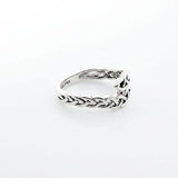 Celtic Knot Infinity Solid Gold Band Ring GRI2617
