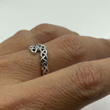Celtic Knot Infinity Solid Gold Band Ring GRI2617