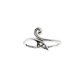 Celtic Spiral Sterling Silver Ring TRI2618