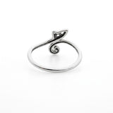 Celtic Spiral Sterling Silver Ring TRI2618