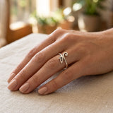 Celtic Spiral Sterling Silver Ring TRI2618