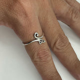 Celtic Spiral Sterling Silver Ring TRI2618