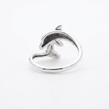 Celtic Dolphin Sterling Silver Ring TRI2620