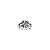 Celtic Knot Snakes Sterling Silver Ring TRI565