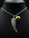 Angels Wing Chime Ball Necklace TSE711P