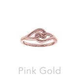 Celtic Infinity Knot Solid Gold Ring GRI2616