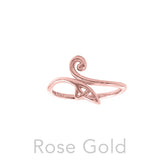 Celtic Spiral Solid Gold Ring GRI2618