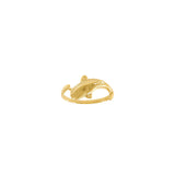 Whale Shark Sterling Silver with Gold Vermeil Plate Ring VTR1765