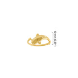 Whale Shark Sterling Silver with Gold Vermeil Plate Ring VTR1765