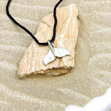Whale Tail Sterling Silver Pendant WP034 - Jewelry