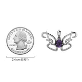 Peter Stone Identity Butterfly Solid Gold Pendant with Gemstone GPD6428