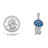 Jellyfish Solid Gold Pendant GPD6436