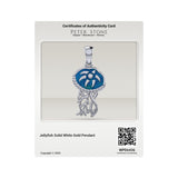 Jellyfish Solid Gold Pendant GPD6436