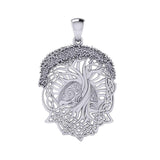 Admiration towards the Tree of Life creation ~ 14K White Gold Jewelry Pendant WPD974 - Jewelry