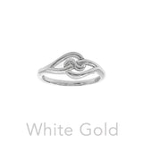 Celtic Infinity Knot Solid Gold Ring GRI2616
