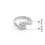 Celtic Knot Infinity Solid Gold Band Ring GRI2617
