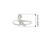 Celtic Spiral Solid Gold Ring GRI2618