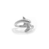 Celtic Dolphin Solid Gold Ring