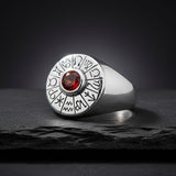 Wheel of the Year Silver Ring
