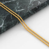 Solid 14K Yellow Gold Handmade Byzantine Chain Necklace, Sizes 3.0mm - 13.5mm