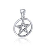 Pentacle Sterling Silver Pendant TP355 by TP355