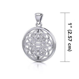 Celtic Knotwork Sterling Silver Pendant TP153