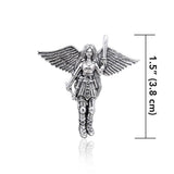 Celtic Angel Sterling Silver Pendant TPD118