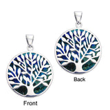 Tree of Life Sterling Silver Double Sided Pendant TPD3257-MOD