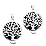 Tree of Life Sterling Silver Double Sided Pendant TPD3257-MOD