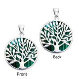 Tree of Life Sterling Silver Double Sided Pendant TPD3257-MOD