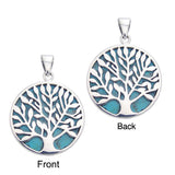 Tree of Life Sterling Silver Double Sided Pendant TPD3257-MOD
