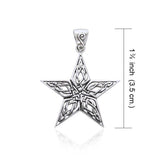 Celtic Knotwork The Star Silver Pendant TPD963 - Jewelry
