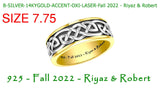 Ring Size 7.75 – 925 – Fall 2022 – Riyaz & Robert $188.79