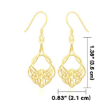Celtic Knot Solid Gold Earrings GER1901 - Jewelry