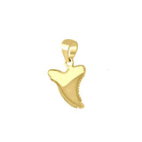 Shark Tooth Solid Gold Pendant GJP031