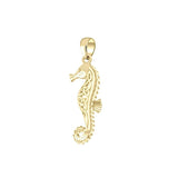 Celtic Knots Gold Seahorse Pendant GPD055 - Jewelry
