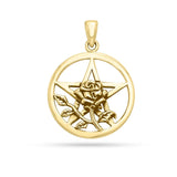 Rose Gold with Five-Pointed Star Pendant GPD3136