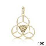 Be Your Own Captain Solid Gold Pendant by Sibylle Grummes Unruh GPD3981 by GPD3981
