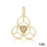 Be Your Own Captain Solid Gold Pendant by Sibylle Grummes Unruh GPD3981 by GPD3981