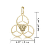 Be Your Own Captain Solid Gold Pendant by Sibylle Grummes Unruh GPD3981 by GPD3981